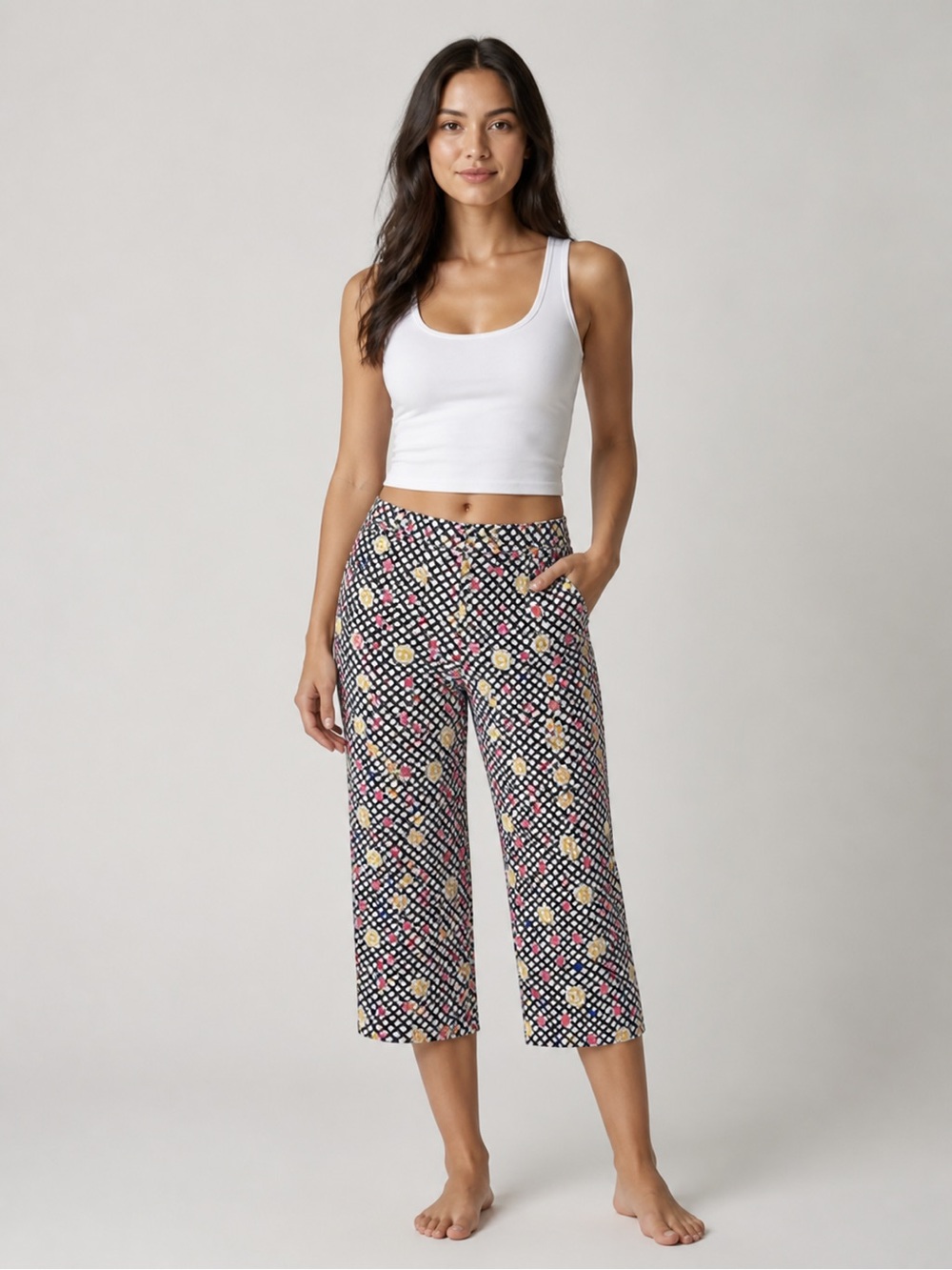 Vintage Sag Harbor Sport Petite Chico Capris - Picture 1 of 6